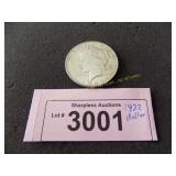 Uncirculated 1922 silver dollar