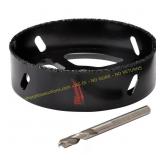 Milwaukee 4-3/8 in Carbide Grit Hole Saw 2 pc