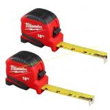 Milwaukee 16ft Compact Tape Measure 2-Pack
