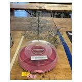 2ct Wire Cupcake Stands, Servette w/lid