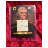 Jefferson Handwritten Relic - 2023 Pieces of Past