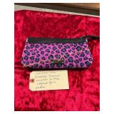 Vera Bradley Wristlet Pink Leopard Spots Pattern