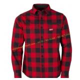 Milwaukee Gridiron L Red Flannel Shirt