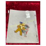 84 Star Wars Ewoks Cartoon Cel B Authentic