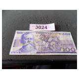 100 peso bank note 1974