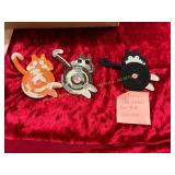 3ct Funny Handwoven Cat Butt Coasters