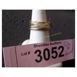 Simulated diamond ring size 8