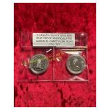 2ct Canada Silver Dollars Gem Proof Uncir. Coins