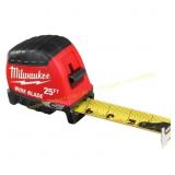 Milwaukee 25 ft Tape Meas. Wide Blade 1 pk
