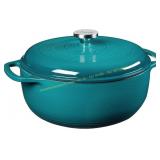 Lodge Enamel Dutch Oven 6 Qt Lagoon Green