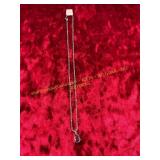 Ladies Ocean Color Teardrops Pendant Necklace