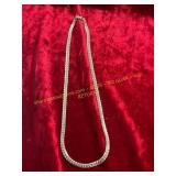 UNVERIFIED.925 sterling Silver Necklace 17g