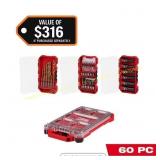 Milwaukee SHOCKWAVE 60-Piece Bit Set Packout