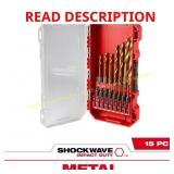 Milwaukee SHOCKWAVE Drill Bit Set (15)