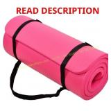 1 inch Yoga Mat Pink