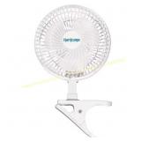 Classic 6 in. 2-Speed Clip Fan, White