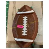 Football serving tray and mat