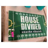 House divided door mat