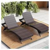 Nestl Chaise Lounge Chair Outdoor Set of 2