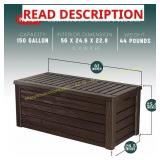 Keter Westwood 150 Gal Deck Box, Espresso