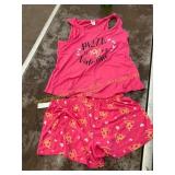 Valentines short and tank top size l