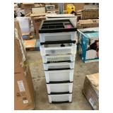 7 drawer plastic organizer