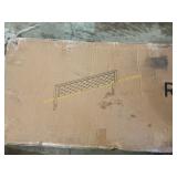 Resident king upholstered headboard (linen)