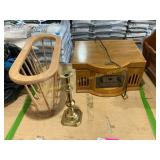 Magazine rack, radio