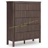 Symarro Chest 5-Drawer Dark Brown