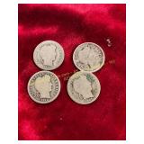 4ct Barber Nickels