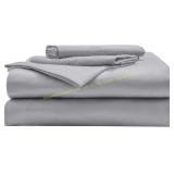 GRAY Kirkland Sheet Set, King