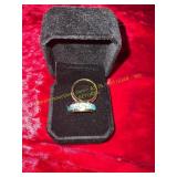 2ct Daily Wear Wide Rimmed Rings Size 6