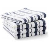 ONLY 2 Sonoma Bay Stripe Towels, Navy Blue