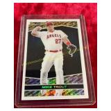 Topps Black/gold Mike Trout SSP Refractor