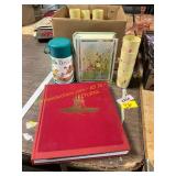 Vintage Cups, Disney Book, Thermos