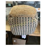 Pouf Ottoman. Seam Coming Apart