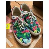 Mens 11 Ralph Lauren Floral Canvas Sneakers