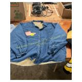 Wrangler 4xl Denim Shirt Sherpa Lining