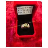 Men s Ring Marked .925 Sterling Size 10