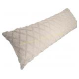 Waffle Velvet Body Pillow