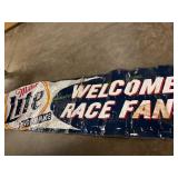Large Miller Lite Banner