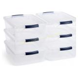Rubbermaid Cleverstore 17-qt Clear (6)