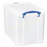Really Useful Box Large 5.01-Gallon Clear Tote