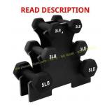 BalanceFrom 20 lb Neoprene Dumbbell Set MISSING WE