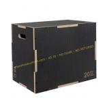 Signature Fitness 24x20x16 Wooden Plyo Box