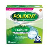 Polident 3 Minute Denture Cleanser, 28 ct, 2pk