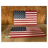 American flag plaques