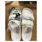 Plain White Sandals - large