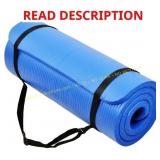 1 inch Yoga Mat Blue