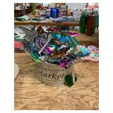 Bucket of spring decor